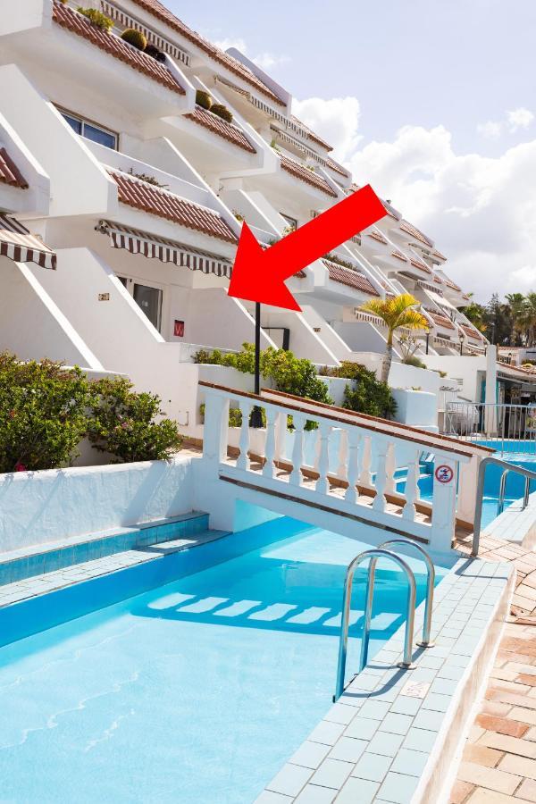 プラヤ・デ・ラス・アメリカスPrecioso Alojamiento Con Piscina En Urbanizacionアパートメント エクステリア 写真